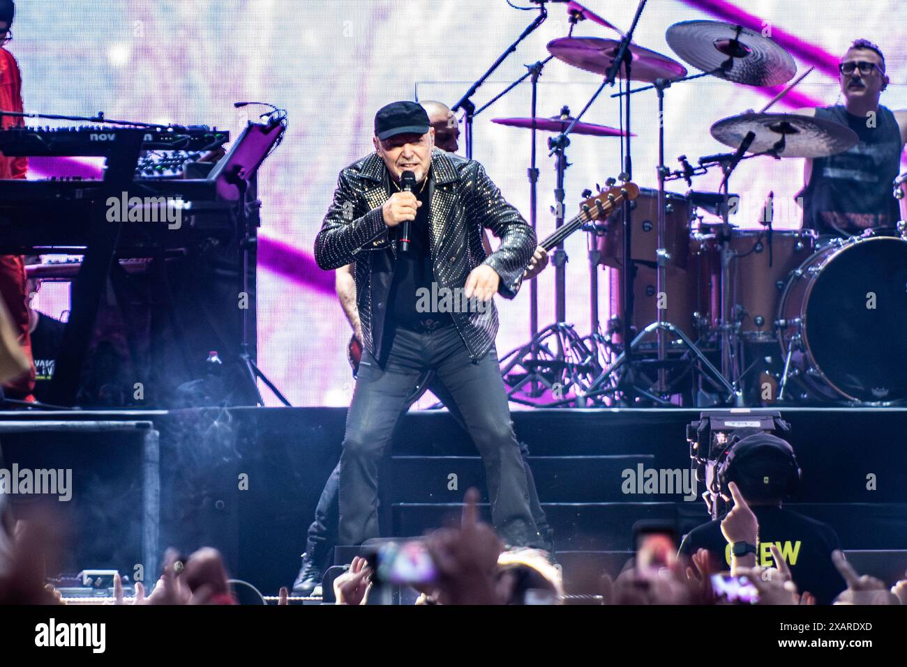 Vasco Rossi in concerto allo Stadio San Siro di Milano foto di Luca Moschini Foto Stock