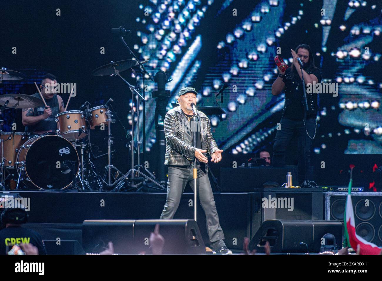 Vasco Rossi in concerto allo Stadio San Siro di Milano foto di Luca Moschini Foto Stock