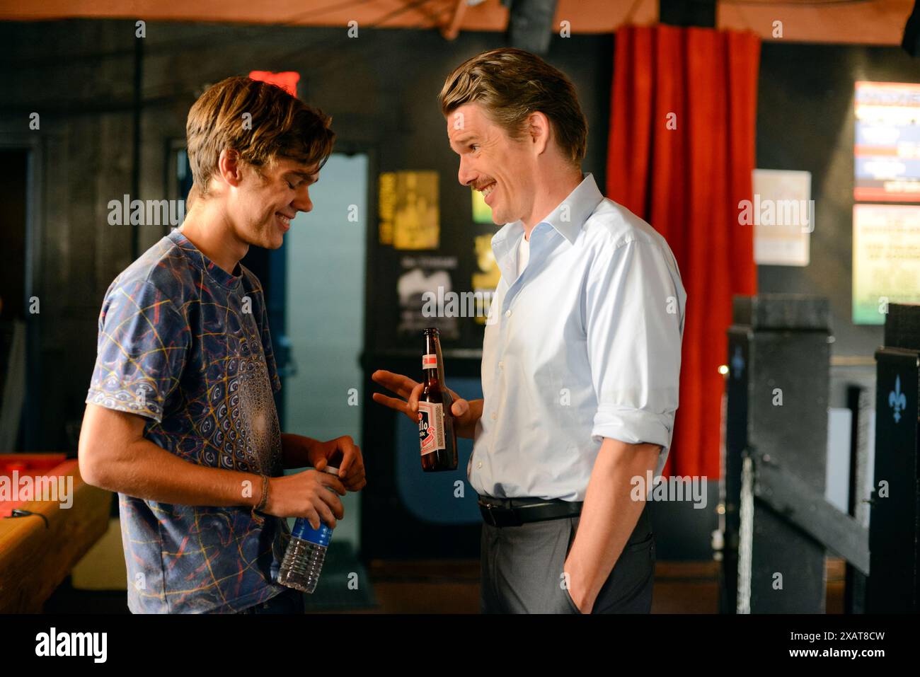 Boyhood (2014) diretto da Richard Linklater e interpretato da Ellar Coltrane e Ethan Hawke. La vita di Mason, dalla prima infanzia al suo arrivo al college, è stata girata per oltre 12 anni con lo stesso cast. Fotografia pubblicitaria ***SOLO PER USO EDITORIALE***. Crediti: BFA / Matt Lankes / IFC Films Foto Stock