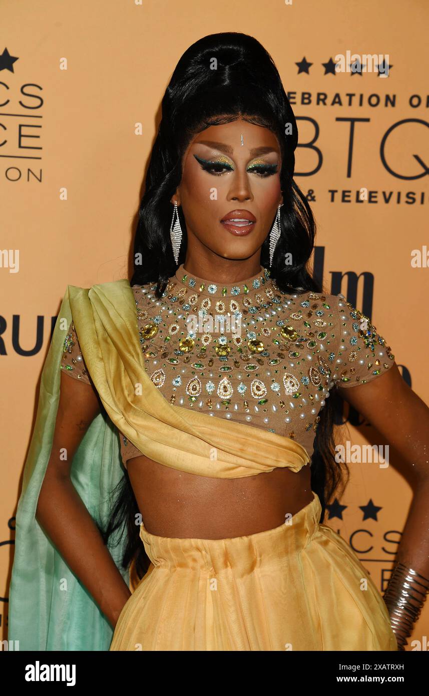 Los Angeles, California, Stati Uniti. 7 giugno 2024. Priyanka partecipa alla Critics Choice Celebration of LGBTQ Cinema & Television al Fairmont Century Plaza il 7 giugno 2024 a Los Angeles, California. Crediti: Jeffrey Mayer/Media Punch/Alamy Live News Foto Stock