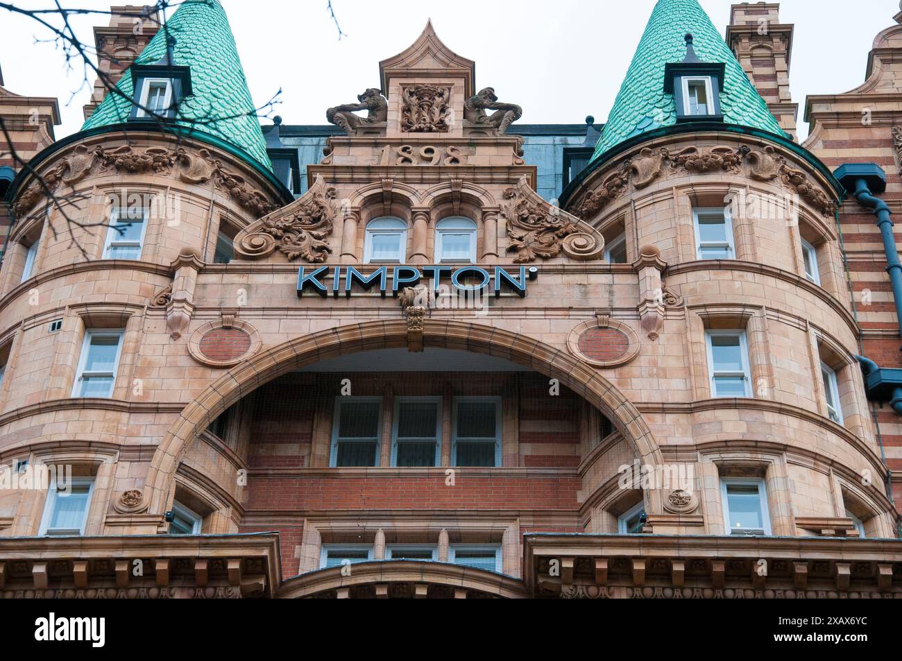 Kimpton Fitzroy Hotel (ex Hotel Russell) in Russell Square, Bloomsbury, Londra, Inghilterra Foto Stock