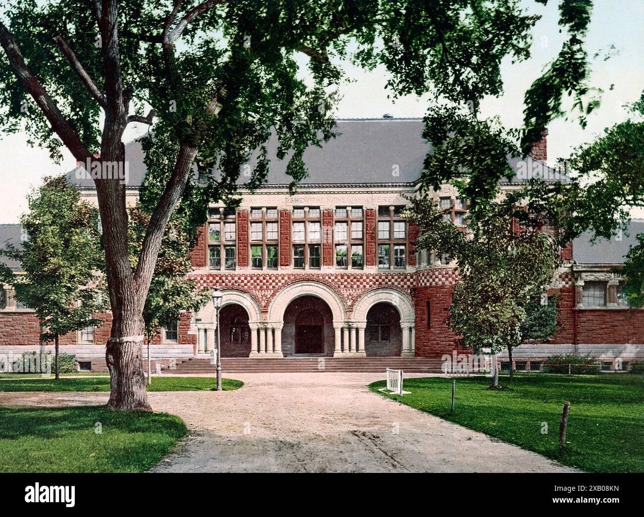 The Law School, Università di Harvard, circa 1901 Foto Stock