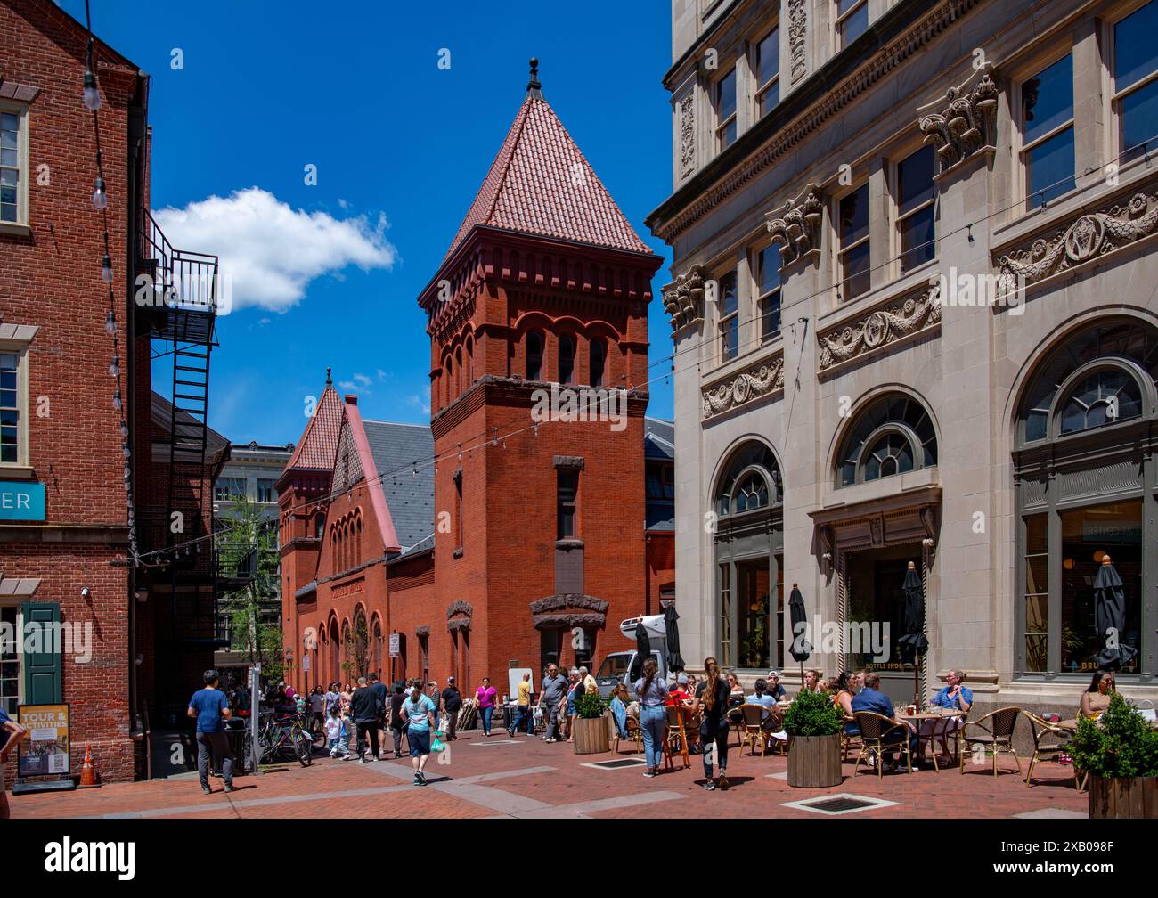 USA Pennsylvania Pennsylvania Pennsylvania Lancaster Central Market l'edificio più antico degli Stati Uniti Foto Stock