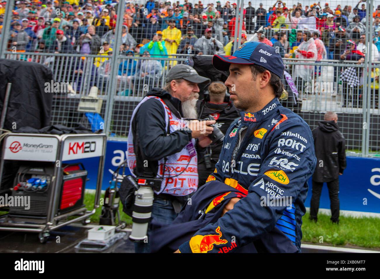 Montreal, Quebec, Canada. 9 giugno 2024. Sergio Perez (mex) - Oracle Red Bull Racing - Red Bull RB20 - Honda RBPT.durante la Formula 1 AWS Grand Prix du Canada 2024, Montreal, Quebec, Canada, dal 6 al 9 giugno - Round 9 of 24 of 2024 F1 World Championship (Credit Image: © Alessio De Marco/ZUMA Press Wire) SOLO PER USO EDITORIALE! Non per USO commerciale! Crediti: ZUMA Press, Inc./Alamy Live News Foto Stock