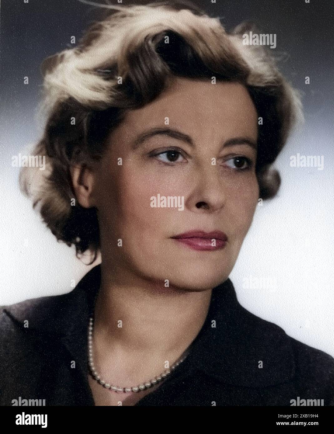 Hoppe, Marianne, 26.4.1911 - 23.10.2002, attrice tedesca, ritratto, ULTERIORI-DIRITTI-AUTORIZZAZIONE-INFORMAZIONI-NON-DISPONIBILI Foto Stock