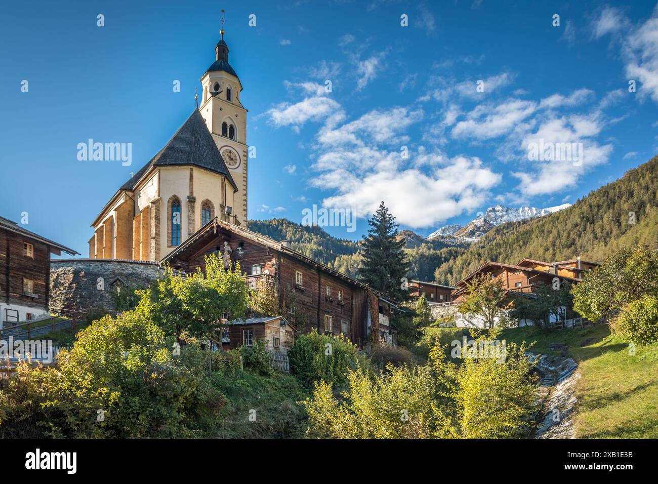 Geografia / viaggi, Austria, Tirolo, Obermauern, chiesa di pellegrinaggio Maria Snow a Obermauern, DIRITTI AGGIUNTIVI-CLEARANCE-INFO-NOT-AVAILABLE Foto Stock