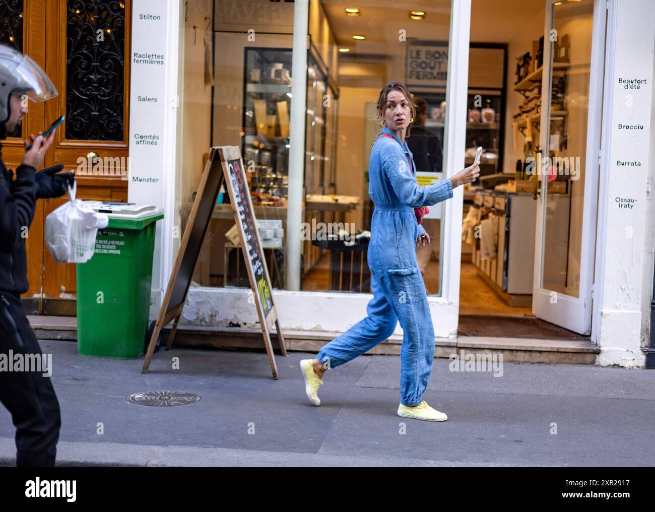 fotografia di strada 7° arrondissement Foto Stock
