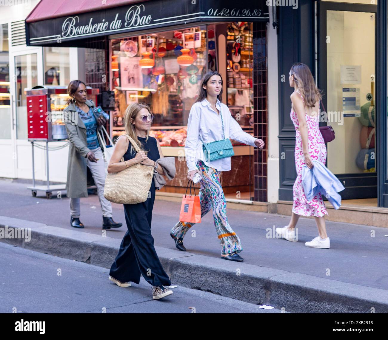 fotografia di strada 7° arrondissement Foto Stock