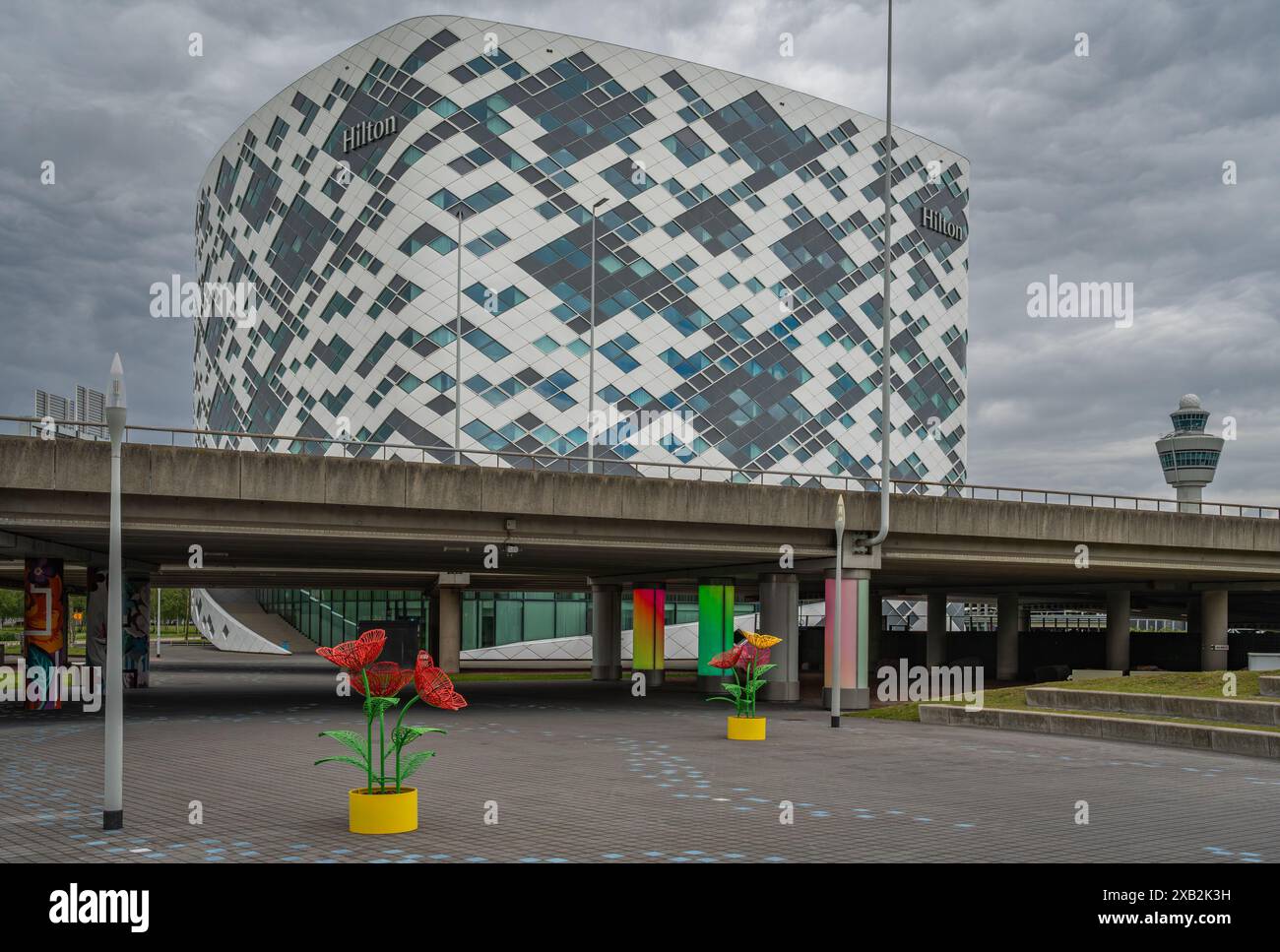Amsterdam, Paesi Bassi, 09.06.2024, Hilton hotel Amsterdam Schiphol Airport Foto Stock