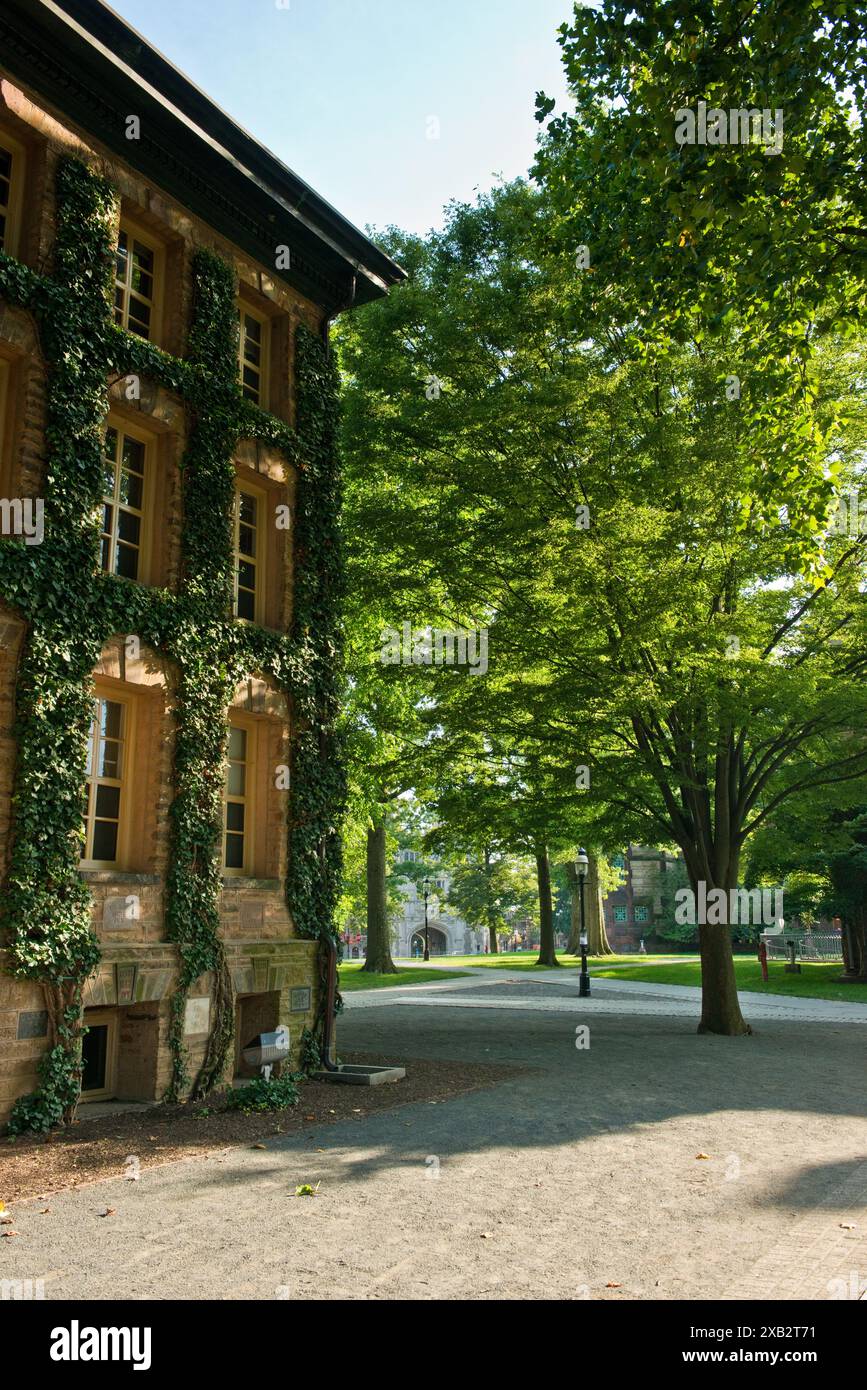 Nassau Hall. Università di Princeton. Princeton, New Jersey, Stati Uniti d'America Foto Stock