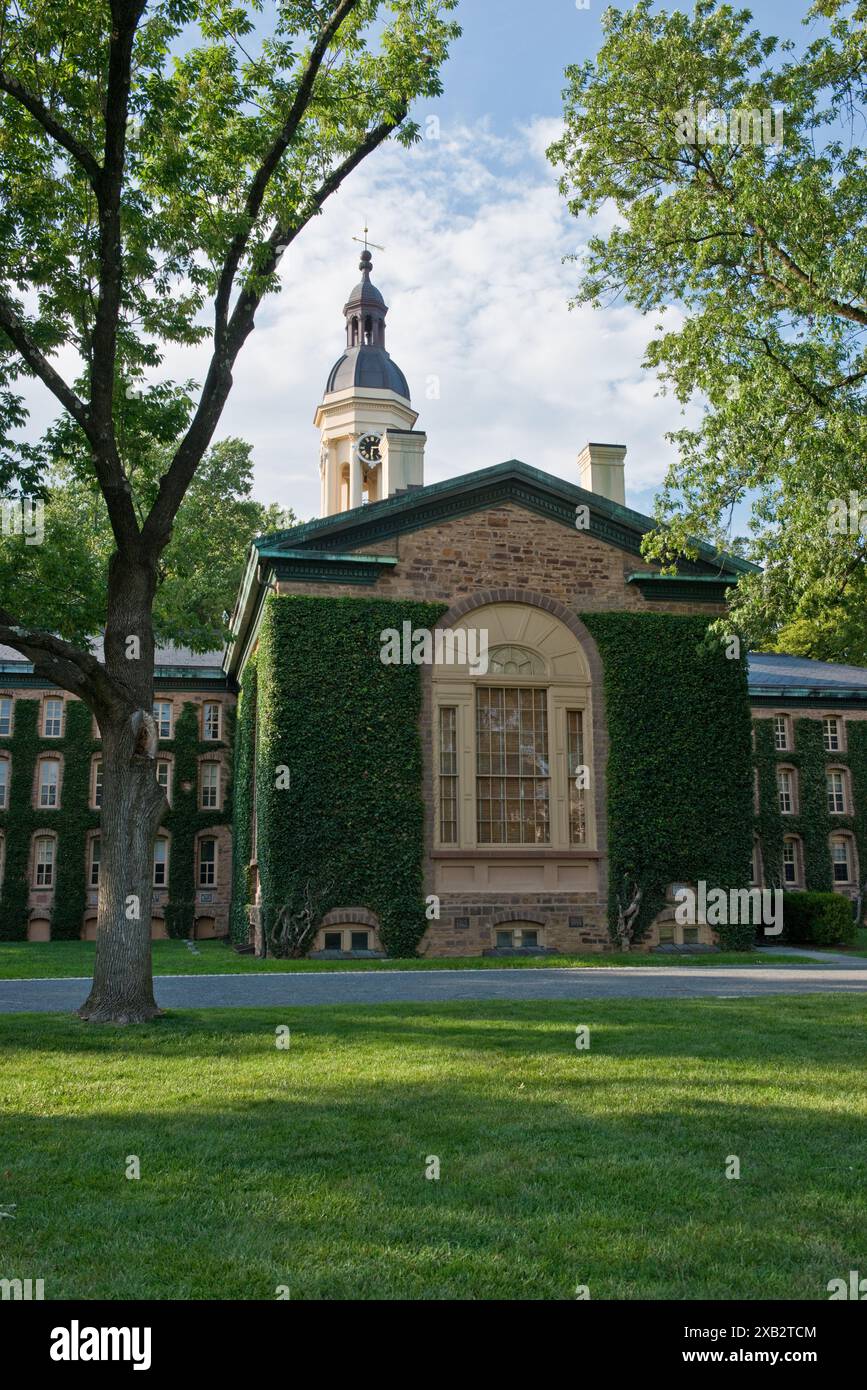 Nassau Hall. Università di Princeton. Princeton, New Jersey, Stati Uniti d'America Foto Stock