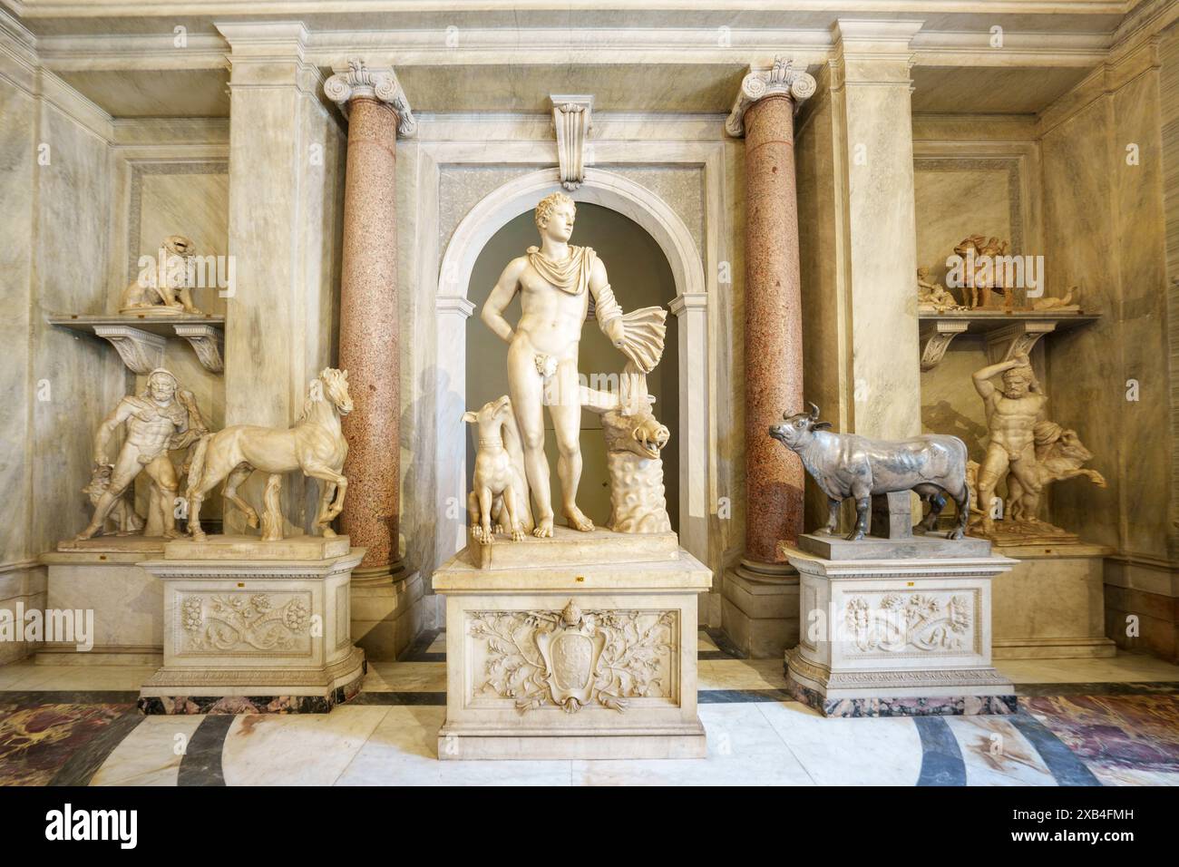 Musei Vaticani città del Vaticano capitale d'Italia Roma, regione Lazio, Italia, Europa Foto Stock