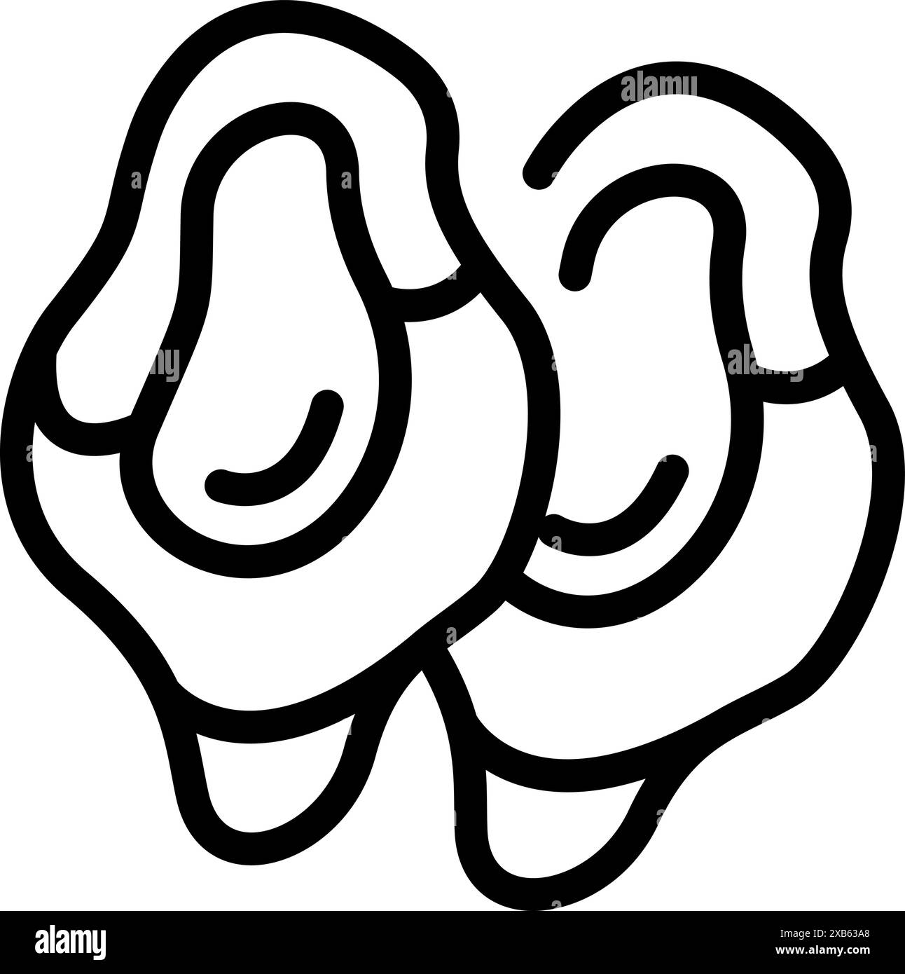 Un paio di zoccoli tradizionali olandesi di scarpe in legno che presentano la cultura olandese Illustrazione Vettoriale