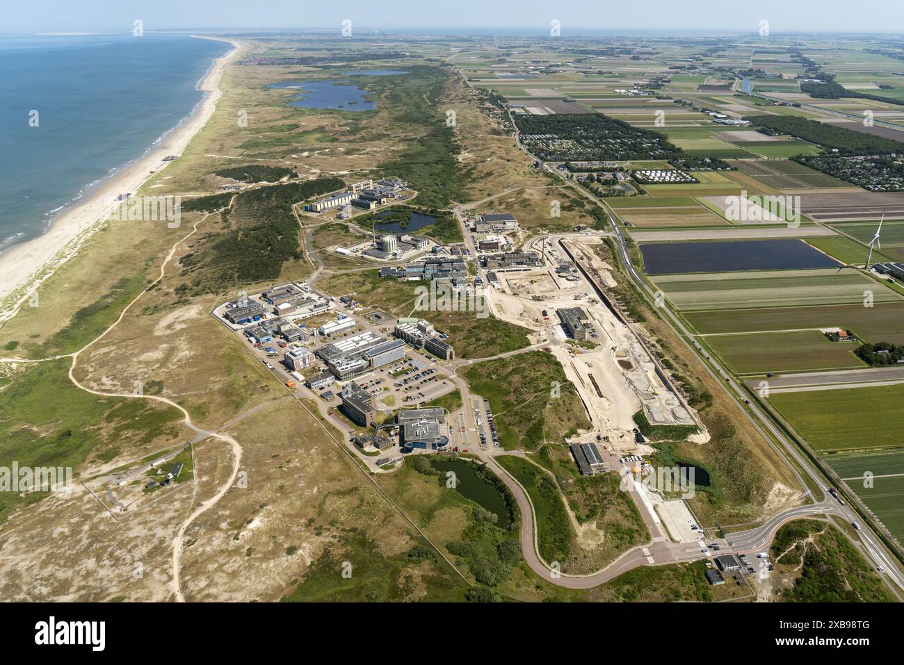 È in corso la costruzione di un nuovo reattore Pallas. Sono iniziati i lavori preliminari. paesi bassi out - belgio out Foto Stock