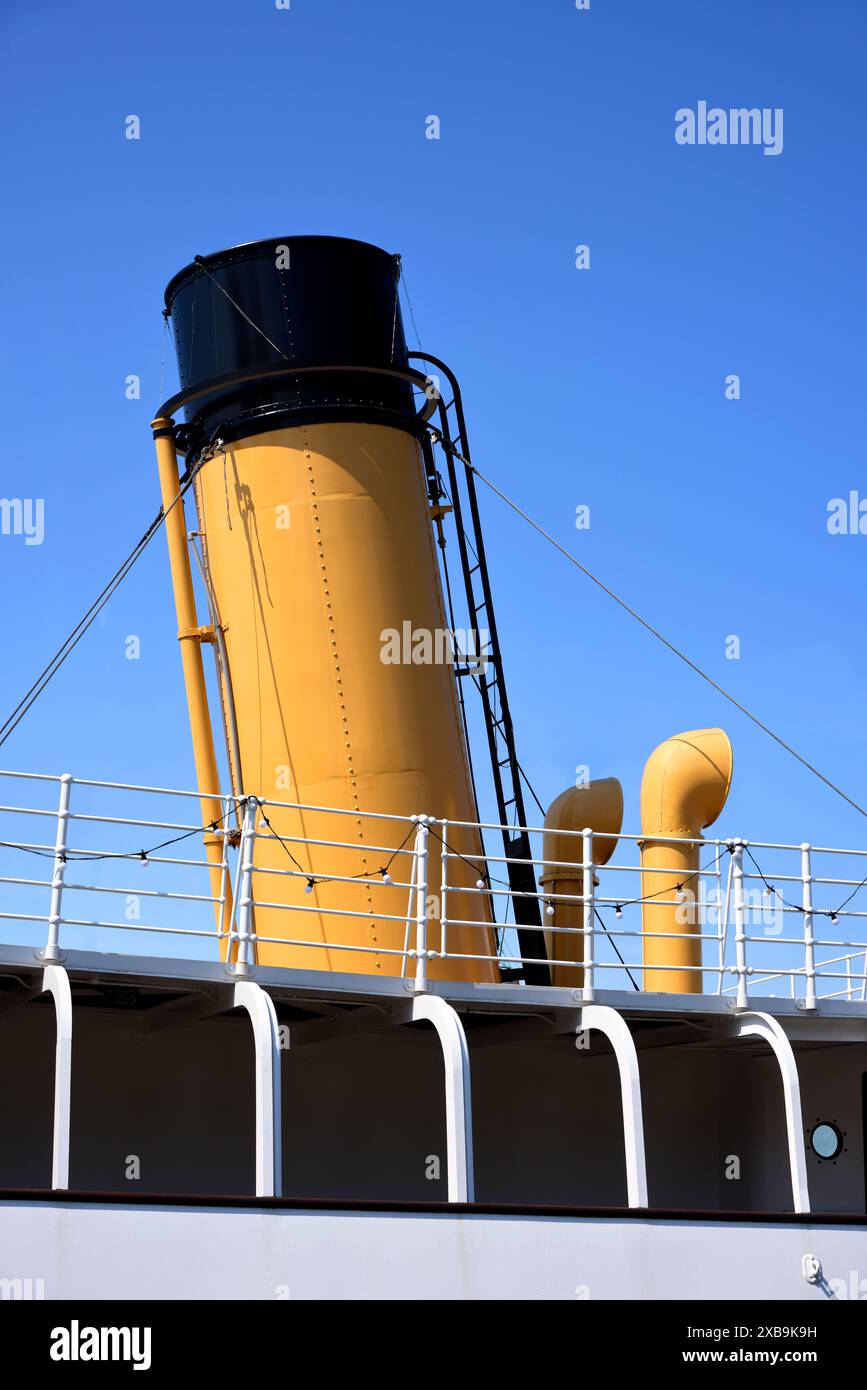 Imbuto del SS Nomadic Titanic Museum Belfast Irlanda del Nord Foto Stock