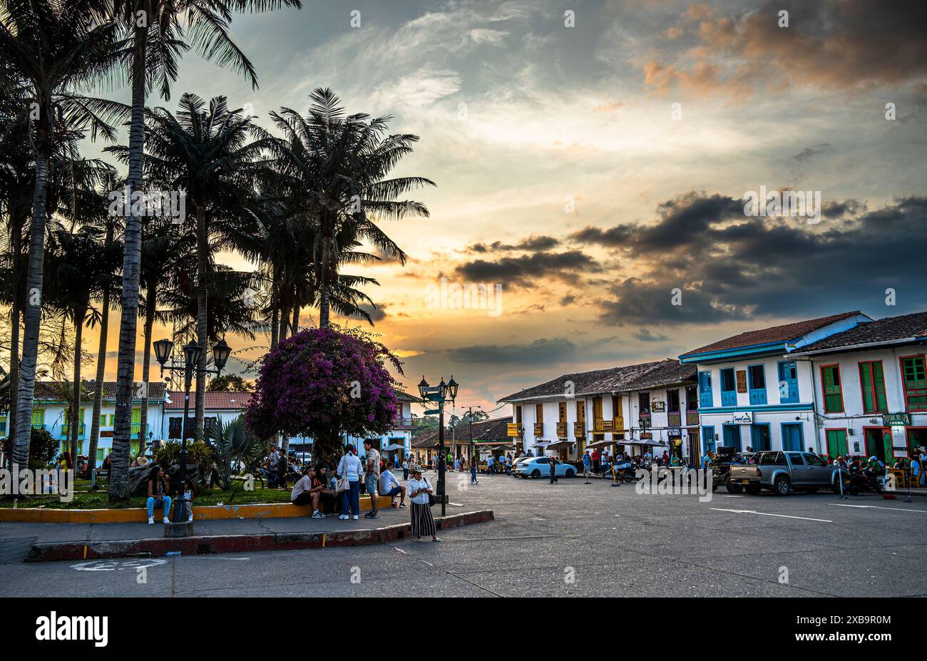 Salento, Quindio, Colombia Foto Stock