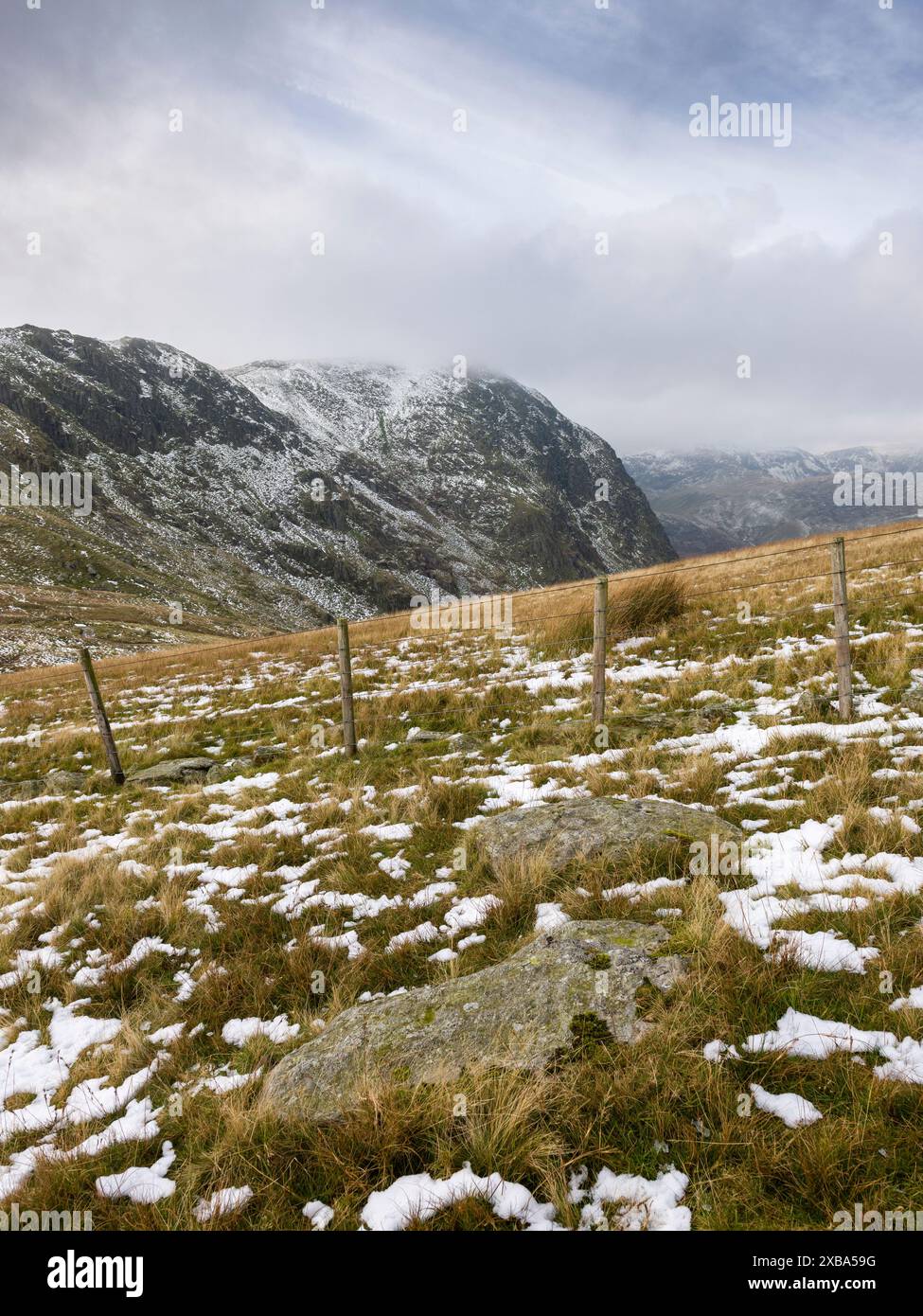 Branstree con il versante nord-occidentale di Harter si estendeva oltre nel parco nazionale del Lake District inglese, Cumbria, Inghilterra. Foto Stock