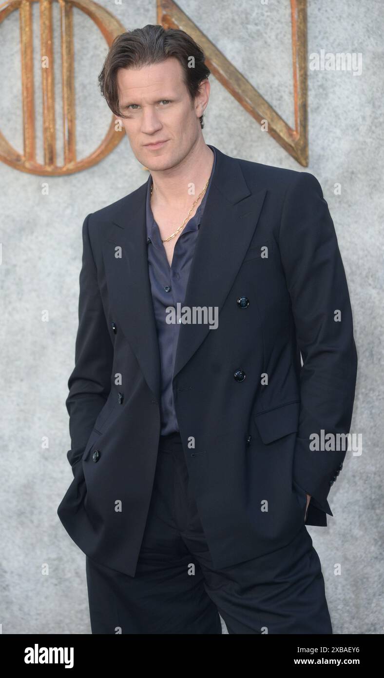 La foto deve essere accreditata ©Alpha Press 078237 10/06/2024 Matt Smith alla House of Dragon Season 2 UK Premiere a Londra. Foto Stock