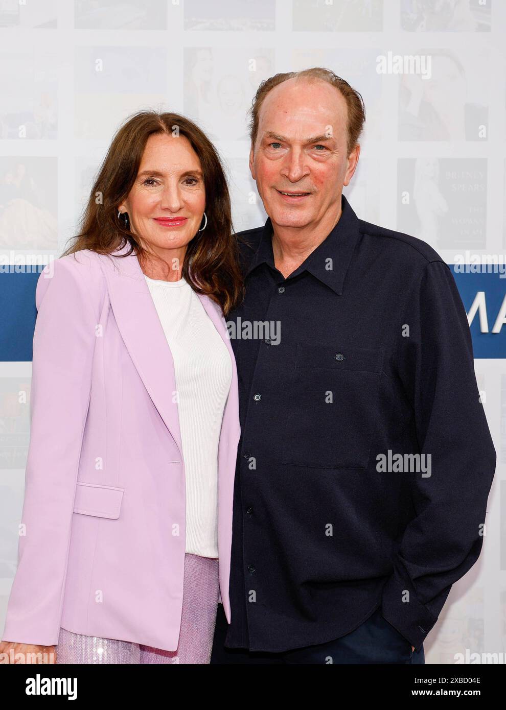 Christiane und Herbert Knaup bei der Bertelsmann Sommerparty in der Bertelsmann Repräsentanz Berlin. *** Christiane e Herbert Knaup al Bertelsmann Summer Party presso l'Ufficio di rappresentanza Bertelsmann di Berlino Foto Stock