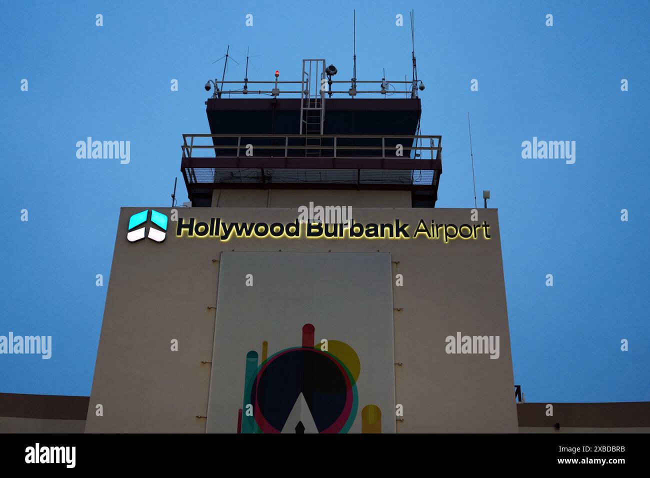 The Hollywood Burbank Airport, martedì 4 giugno 2024, a Burbank, calib. Foto Stock