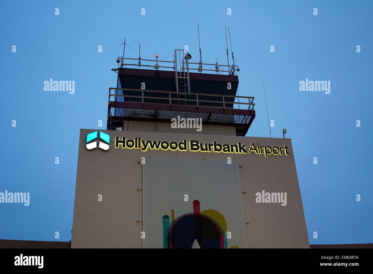 The Hollywood Burbank Airport, martedì 4 giugno 2024, a Burbank, calib. Foto Stock