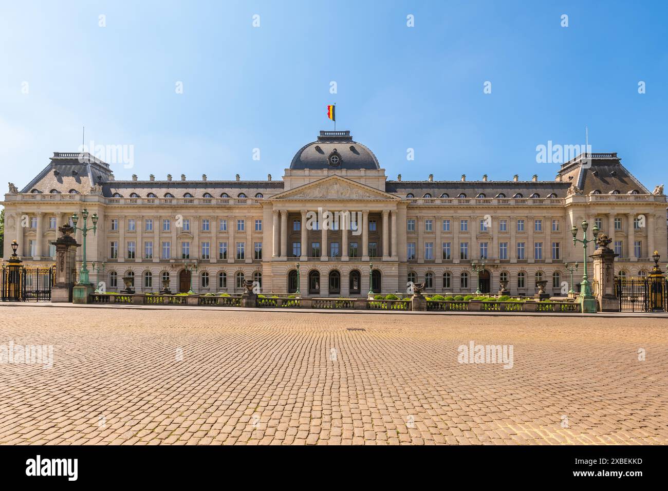 Palazzo reale di Bruxelles, Palais Royal de Bruxelles, situato a Bruxelles, Belgio Foto Stock