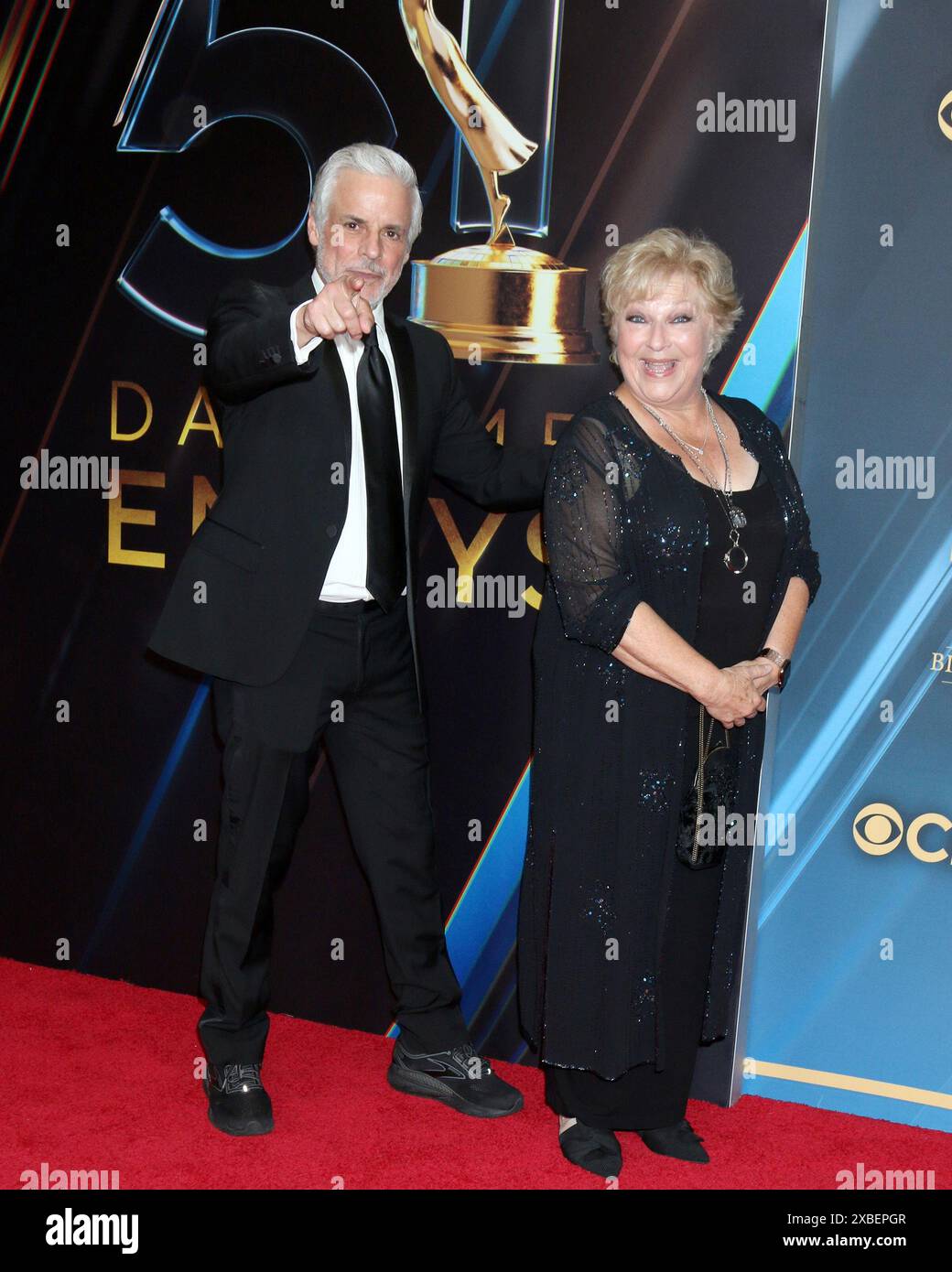 7 giugno 2024, Los Angeles, CA, USA: LOS ANGELES - 7 giugno: Christian LeBlanc, Beth Maitland arriva al 51° Daytime Emmy Awards al Bonaventure Hotel il 7 giugno 2024 a Los Angeles, CA. (Credit Image: © Kay Blake/ZUMA Press Wire) SOLO USO EDITORIALE! Non per USO commerciale! Foto Stock