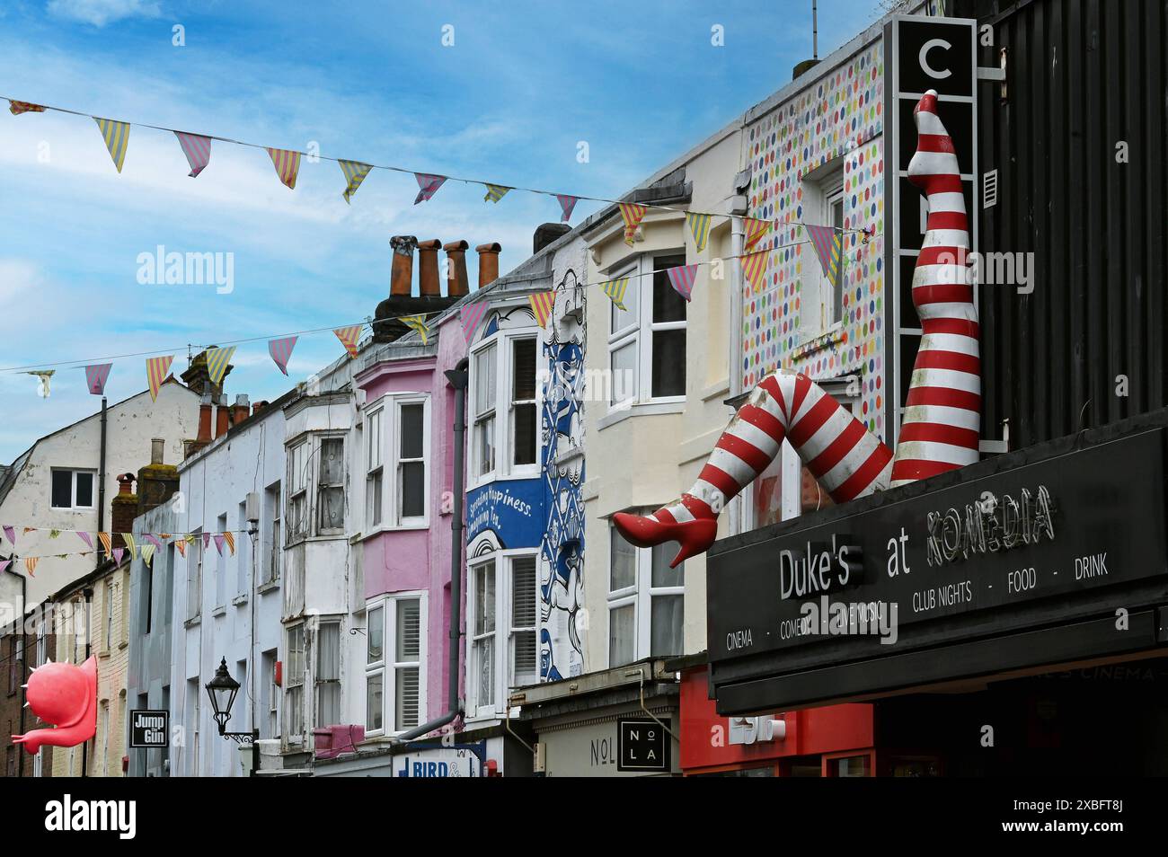 North Laine, Komedia, Brighton, Inghilterra *** North Laine, Komedia, Brighton, Inghilterra Foto Stock