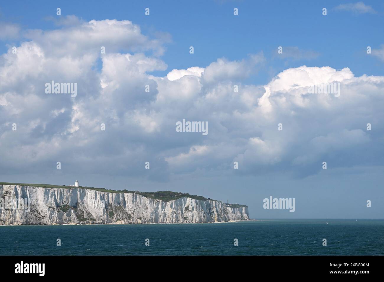 Le Bianche Scogliere di Dover Foto Stock