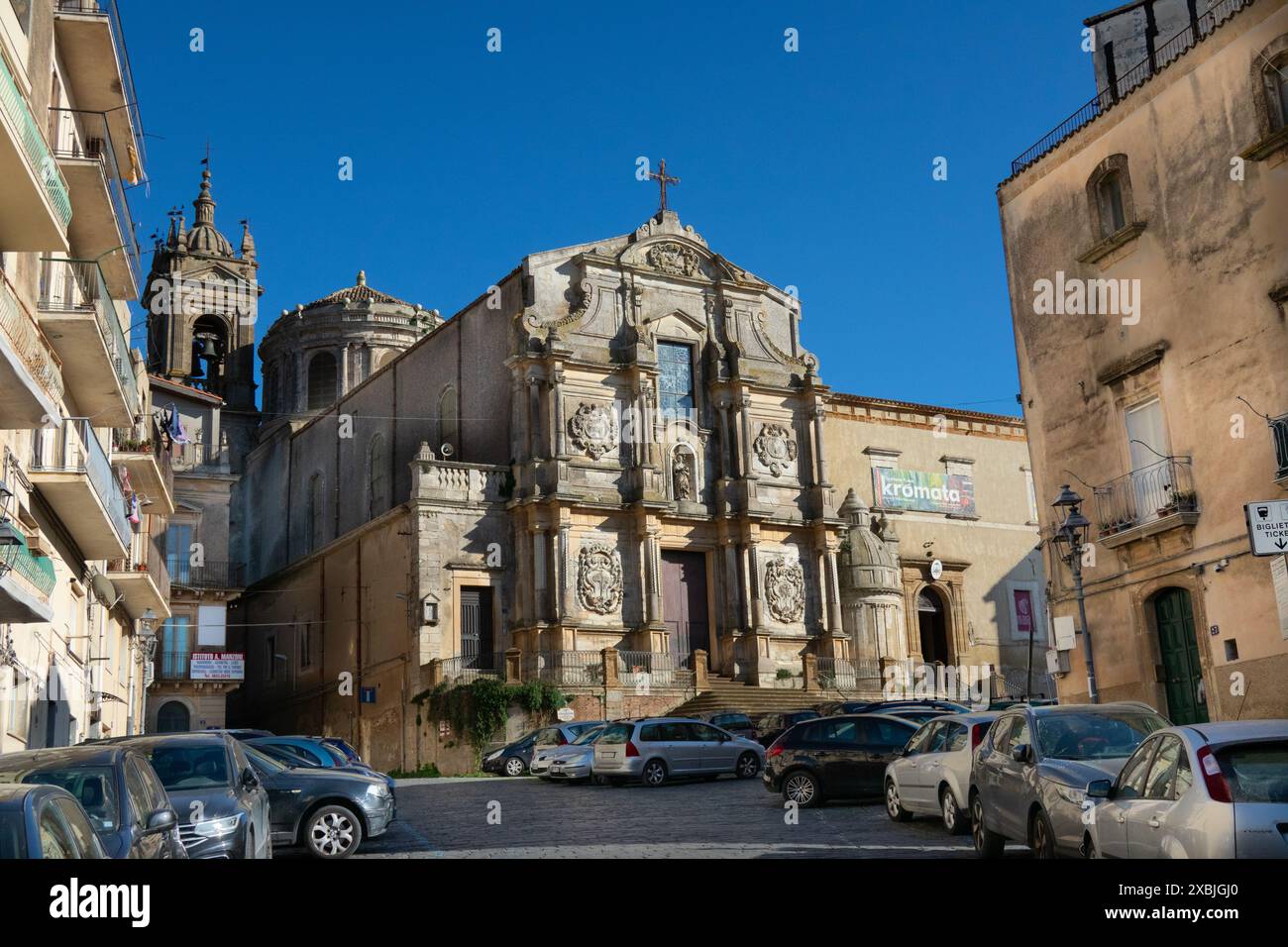 Chiesa S. Francesco D'Assisi via S. Antonino Caltagirone Sicilia Italia Foto Stock