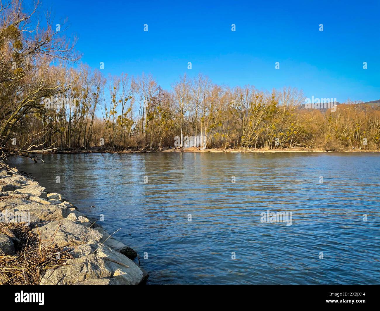 Rilassati nell'area ricreativa del lago di Costanza Foto Stock