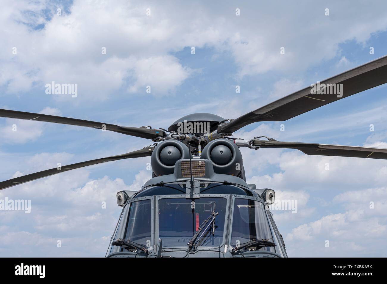 Airbus Helicopter H225M, International Aerospace Exhibition Berlin, Germania, 2024 Foto Stock