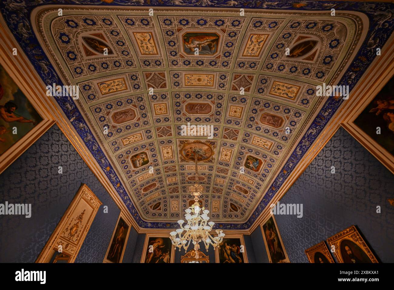 Siracusa, Italia - 24 agosto 2023: Palazzo Borgia del Casale a Siracusa, Sicilia, Italia. Foto Stock