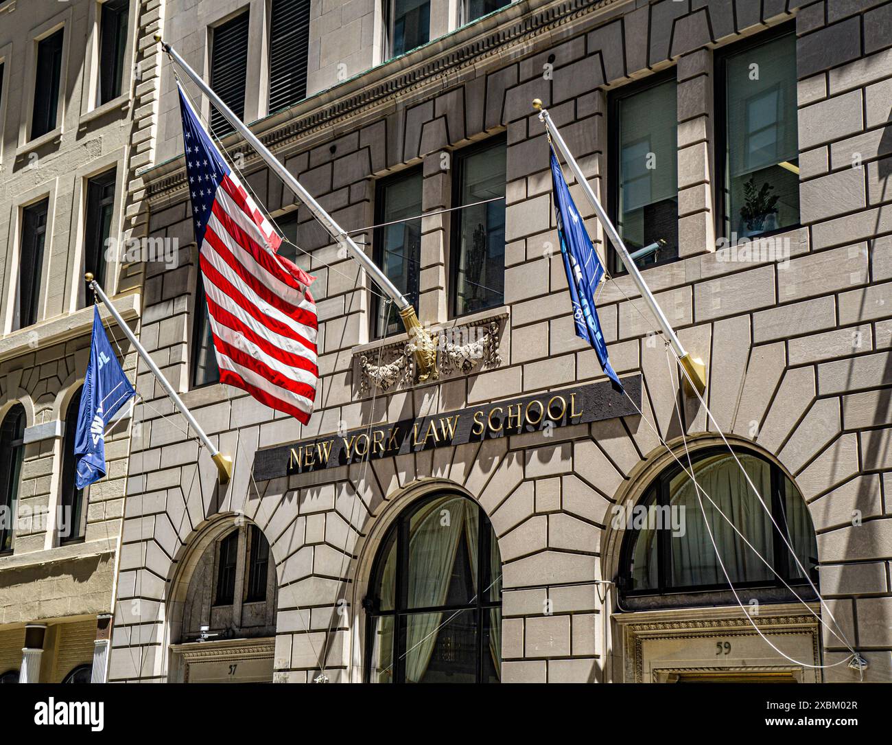 New York Law School, edificio esterno, New York City, New York, Stati Uniti Foto Stock