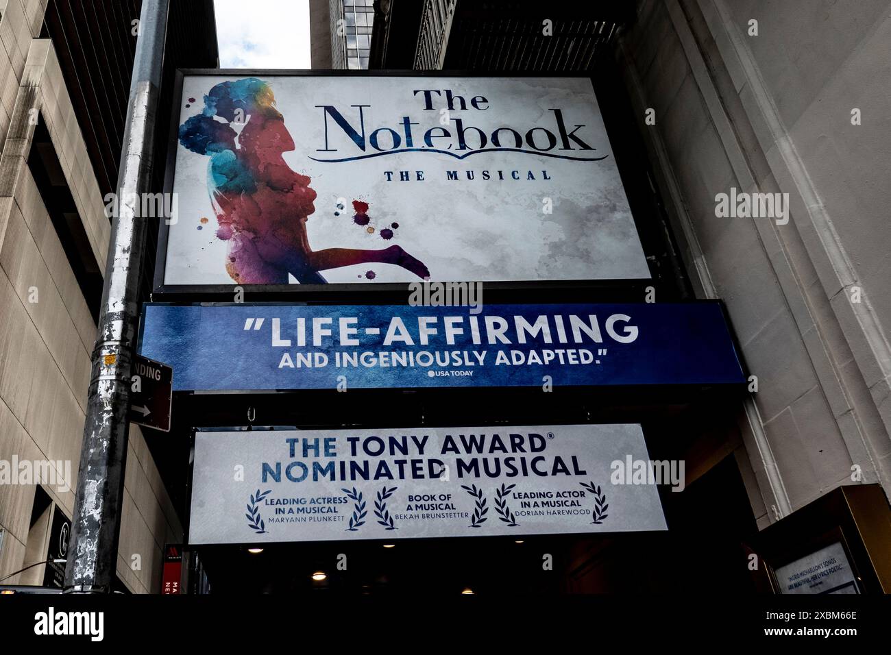 "The notebook, a Musical" al Gerald Schoenfeld Theatre di Broadway, New York, NY. Foto Stock