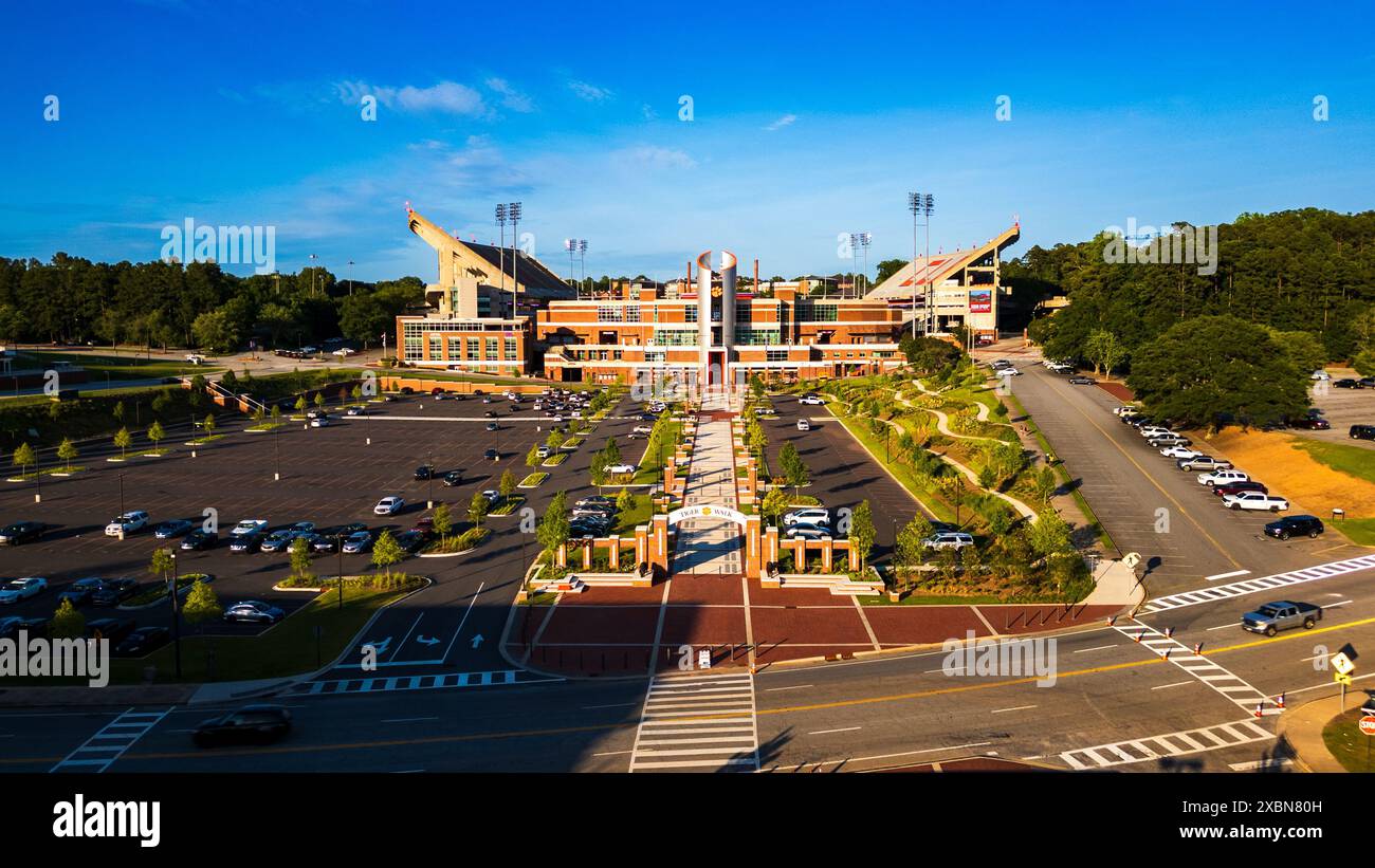 Clemson, SC - 8 giugno 2024: Memorial Stadium nel campus della Clemson University Foto Stock