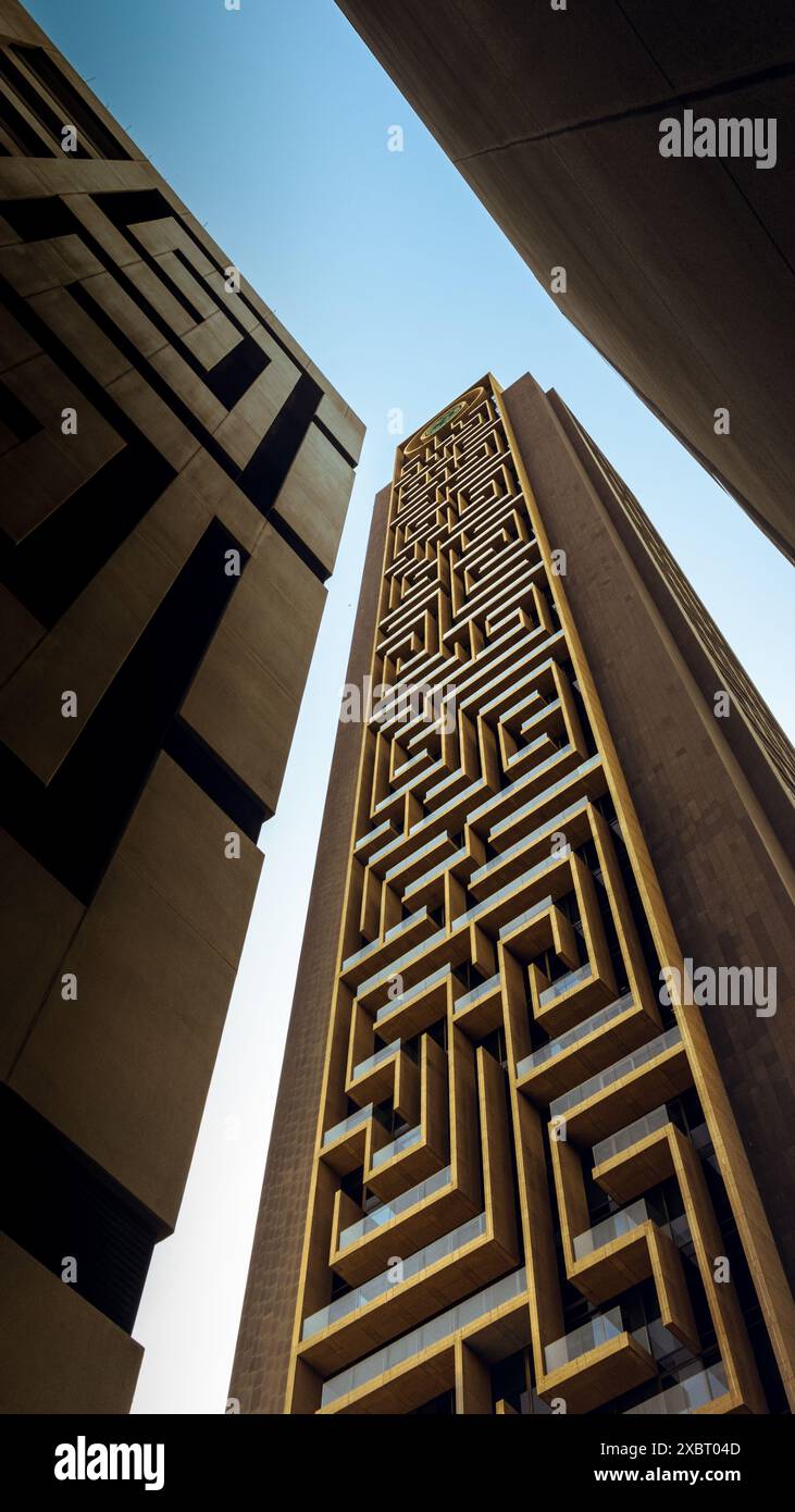 Torre Maze Dubai Foto Stock