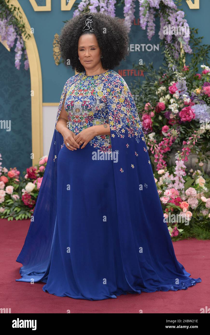 La foto deve essere accreditata ©Alpha Press 078237 12/06/2024 Golda Rosheuvel alla Bridgerton Season 3 Part 2 Special London Screening Foto Stock