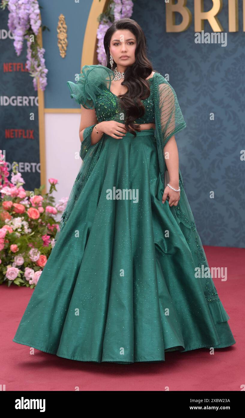 La foto deve essere accreditata ©Alpha Press 078237 12/06/2024 ospite al Bridgerton Season 3 Part 2 Special London Screening Foto Stock