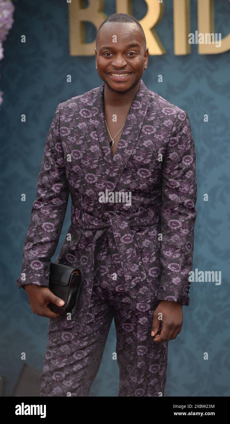 La foto deve essere accreditata ©Alpha Press 078237 12/06/2024 Will Njobvu alla Bridgerton Season 3 Part 2 Special London Screening Foto Stock
