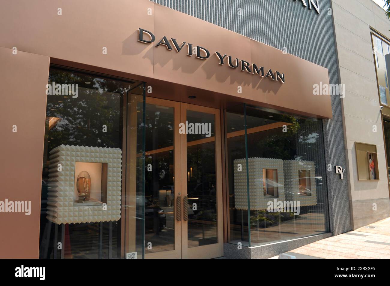 New York, Stati Uniti. 12 giugno 2024. Un negozio David Yurman si trova nel quartiere di Manhattan a Long Island, New York. Credito: SOPA Images Limited/Alamy Live News Foto Stock