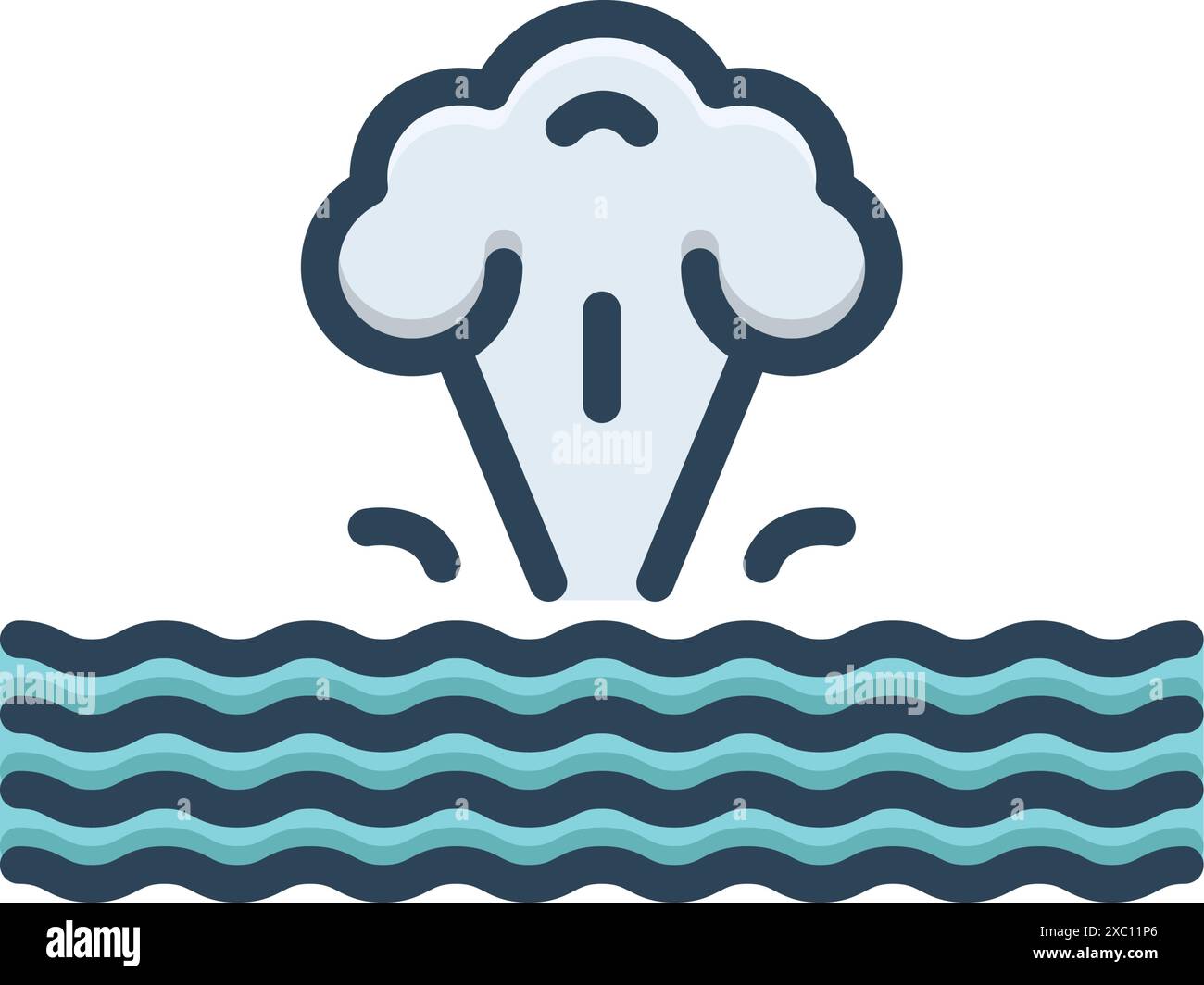 Icona per fenomeno, incidenza Illustrazione Vettoriale