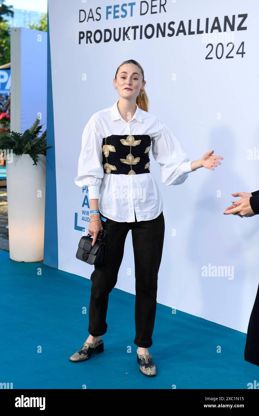 Lea van Acken bei dem FEST DER PRODUKTIONSALLIANZ a Berlino 13.06.2024 *** Lea van Acken al FEST DER PRODUKTIONSALLIANZ a Berlino 13 06 2024 Foto Stock