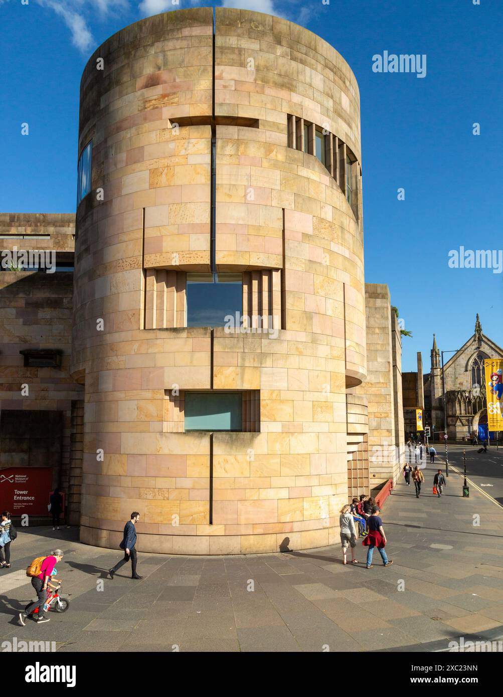 L'estensione moderna del National Museum of Scotland in Chambers Street Edimburgo Foto Stock