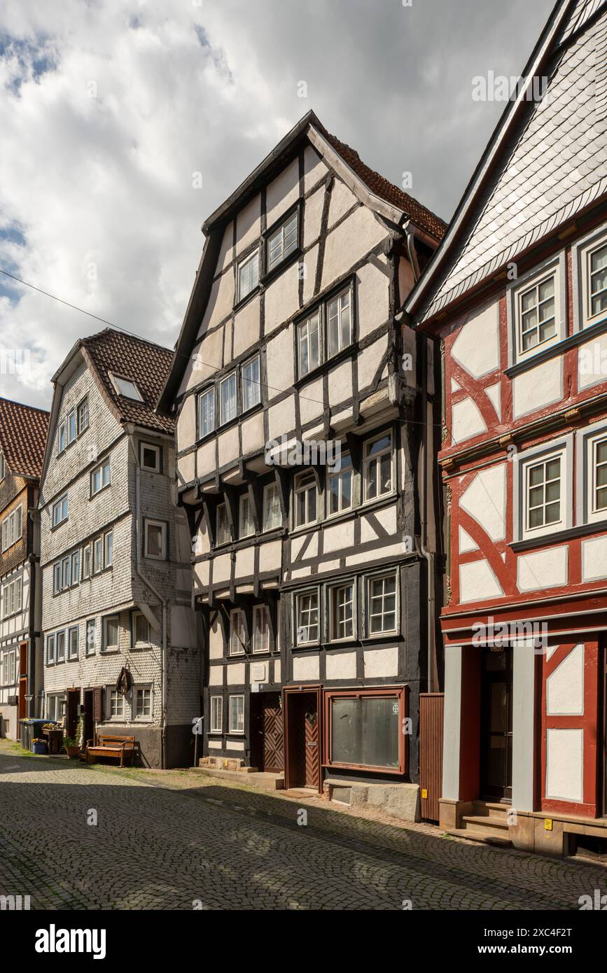 Alsfeld, Hersfelder Straße 10/12 von 1375 Foto Stock
