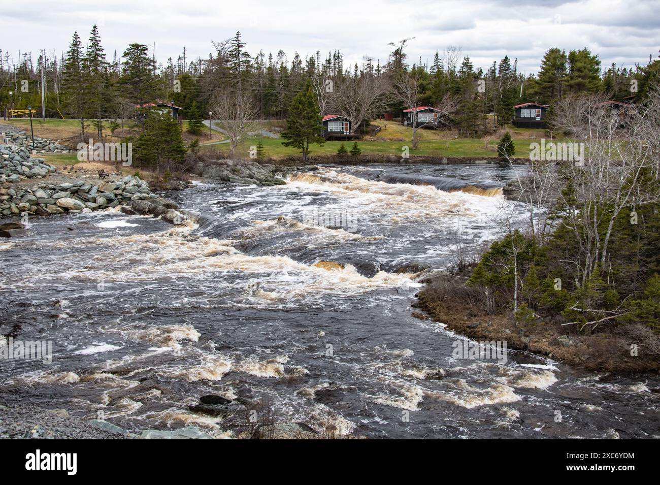 Liscomb River a Liscomb, nuova Scozia, Canada Foto Stock