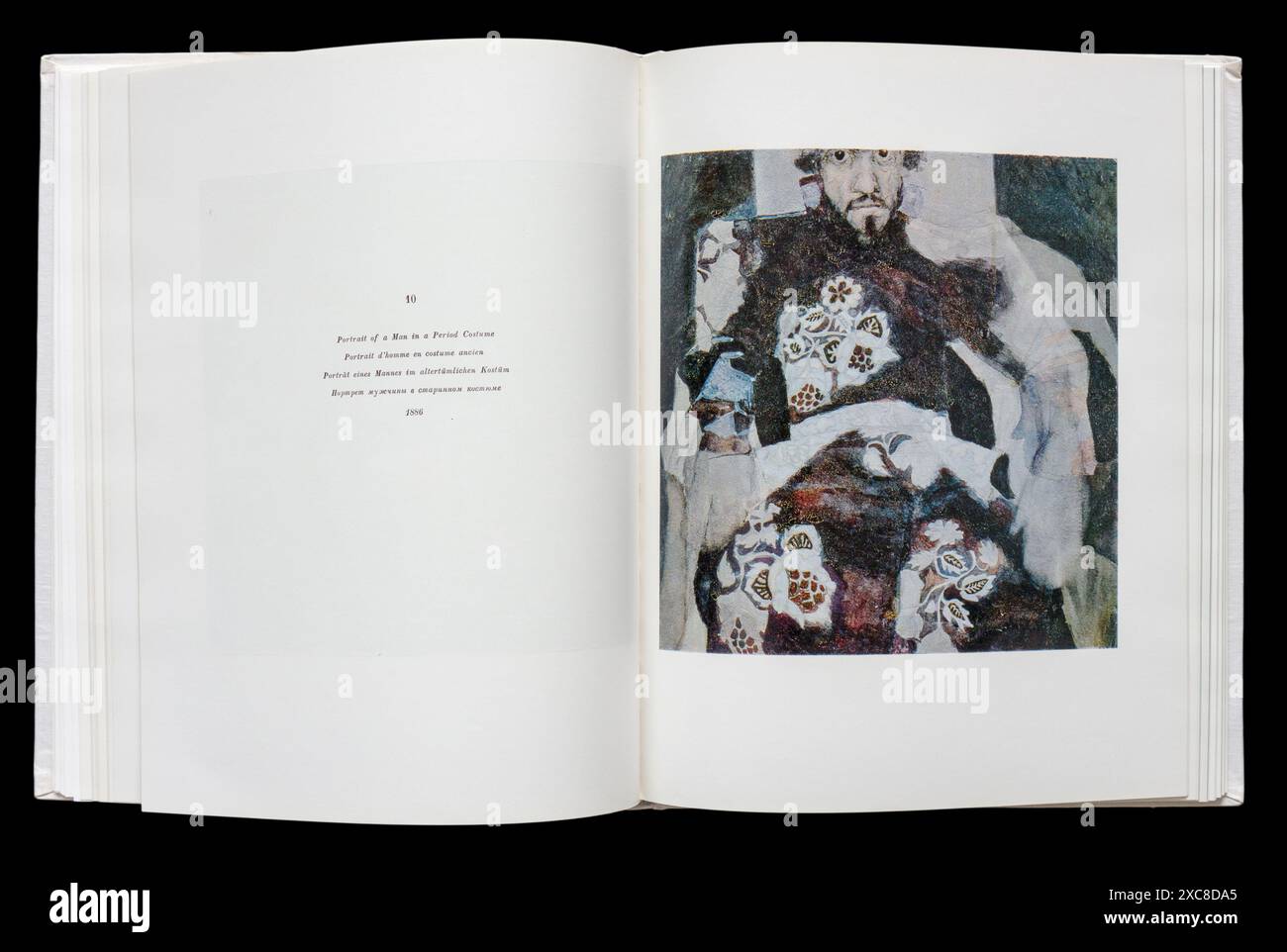 The Art album di Mikhail Aleksandrovich Vrubel (in russo: Михаил Александрович Врубель; 17 marzo, [O.S. 5 marzo] 1856 – 14 aprile, [O.S. 1 aprile] 1910) è stato un pittore, disegnatore e scultore russo, pubblicato per la prima volta nel 1977 in URSS. Foto Stock