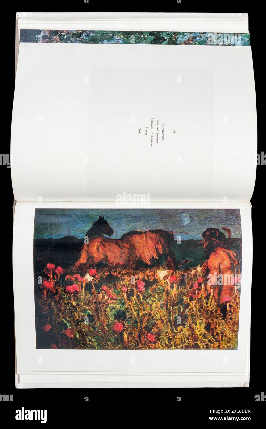 The Art album di Mikhail Aleksandrovich Vrubel (in russo: Михаил Александрович Врубель; 17 marzo, [O.S. 5 marzo] 1856 – 14 aprile, [O.S. 1 aprile] 1910) è stato un pittore, disegnatore e scultore russo, pubblicato per la prima volta nel 1977 in URSS. Foto Stock
