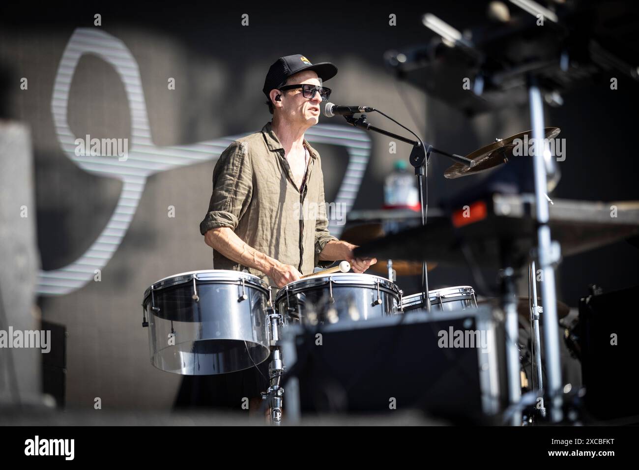 Deus in concerto al Firenze Rocks 2024. Foto di Davide Merli Foto Stock