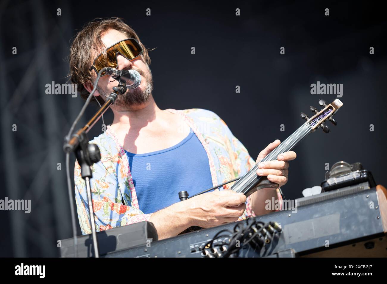 Deus in concerto al Firenze Rocks 2024. Foto di Davide Merli Foto Stock